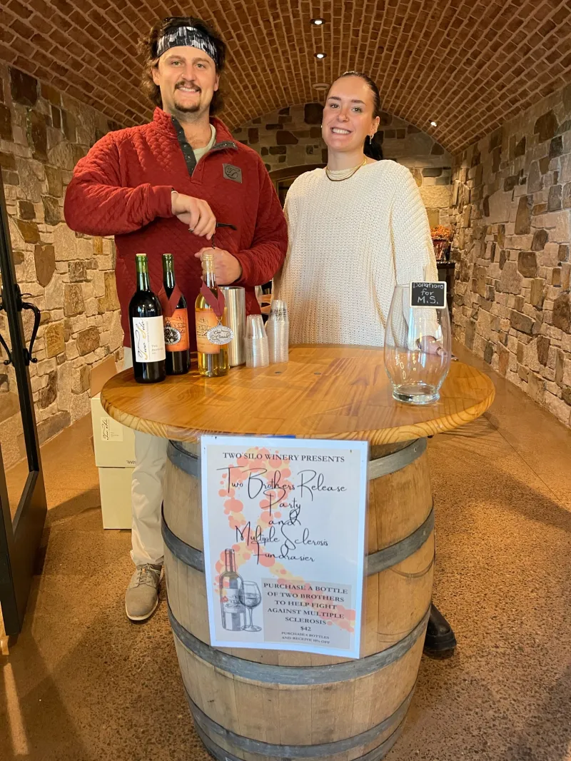 a man standing in front of a building