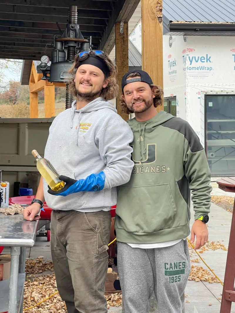 a person standing in front of a building